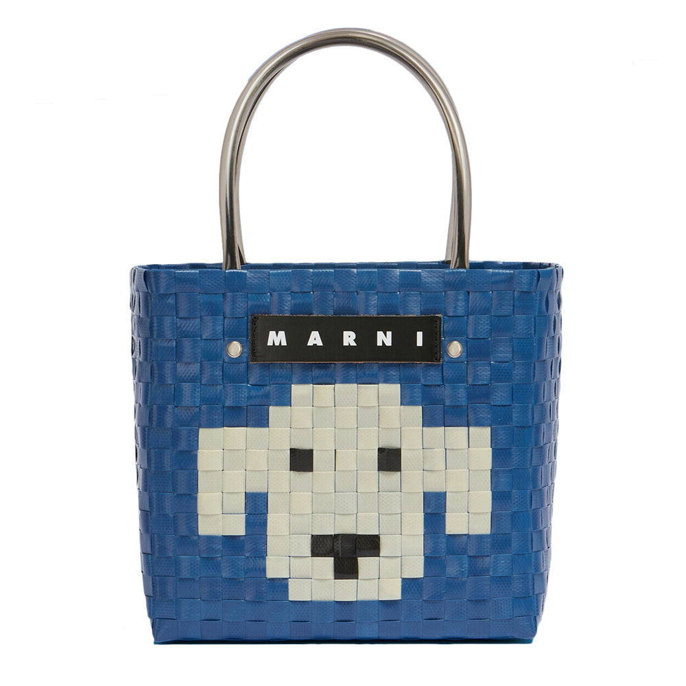 最新作 MARNI マルニ アニマルバッグ  青　犬　わんちゃん　保存袋付き 最新作 MARNI マルニ アニマルバッグ 青 犬 わんちゃん 保存袋付きの